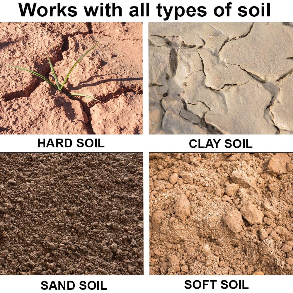 Auger Drill Bit for Planting 2x32'' - with Extension - Spiral Hole Planter for Bulbs, Fence Posts, and Umbrella Holes - 3/8'' Hex Drive Drill- Gardening Hole Digger Yard Tools