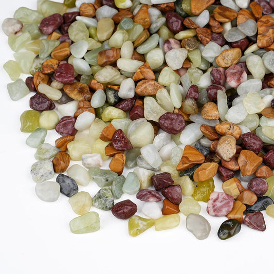 2.5 lbs Pebbles for Indoor Plants, Succulent Rocks, 3/8" Polished Pebbles for Bamboo, Vase, Terrarium, Natural Decorative Small River Rocks for Crafts, Cactus, Outdoor Garden Landscaping