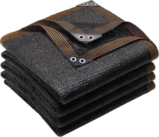 winemana Black Shade Cloth 90%, 5x20 FT Mesh Tarp - Garden Shade for Greenhouse, Patio, Vegetables, Plants Cover and Chicken Coops, Sun Shade Net for Outdoor Protection with Reinforced Grommets