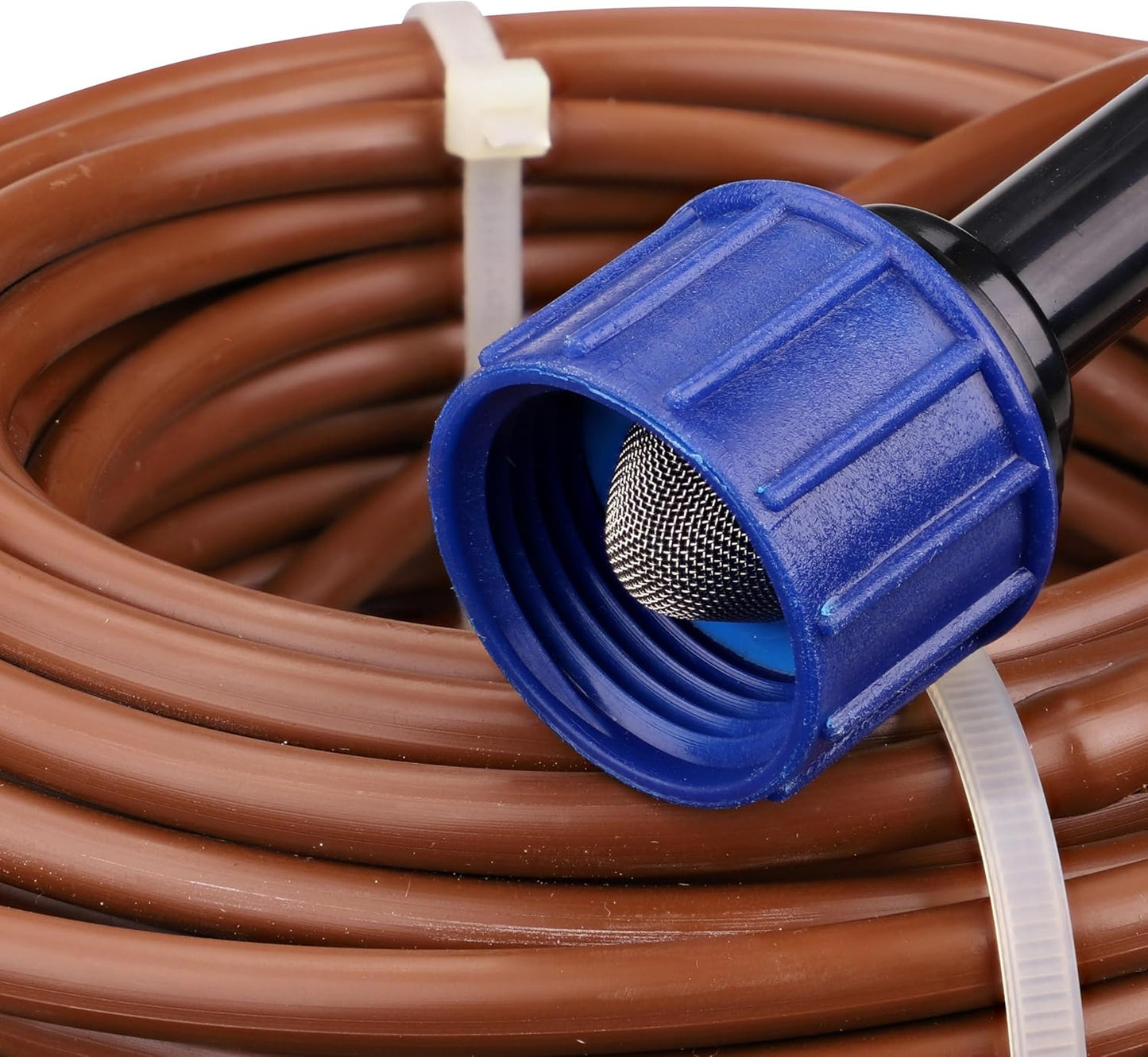 Raindrip R567DT Drip Irrigation Watering Kit for Vegetable Gardens Includes 50 feet of 1/4-Inch Dripline, 3/4-Inch FHT Adapter, 10 Hold-Down Stakes, 1 End Plug