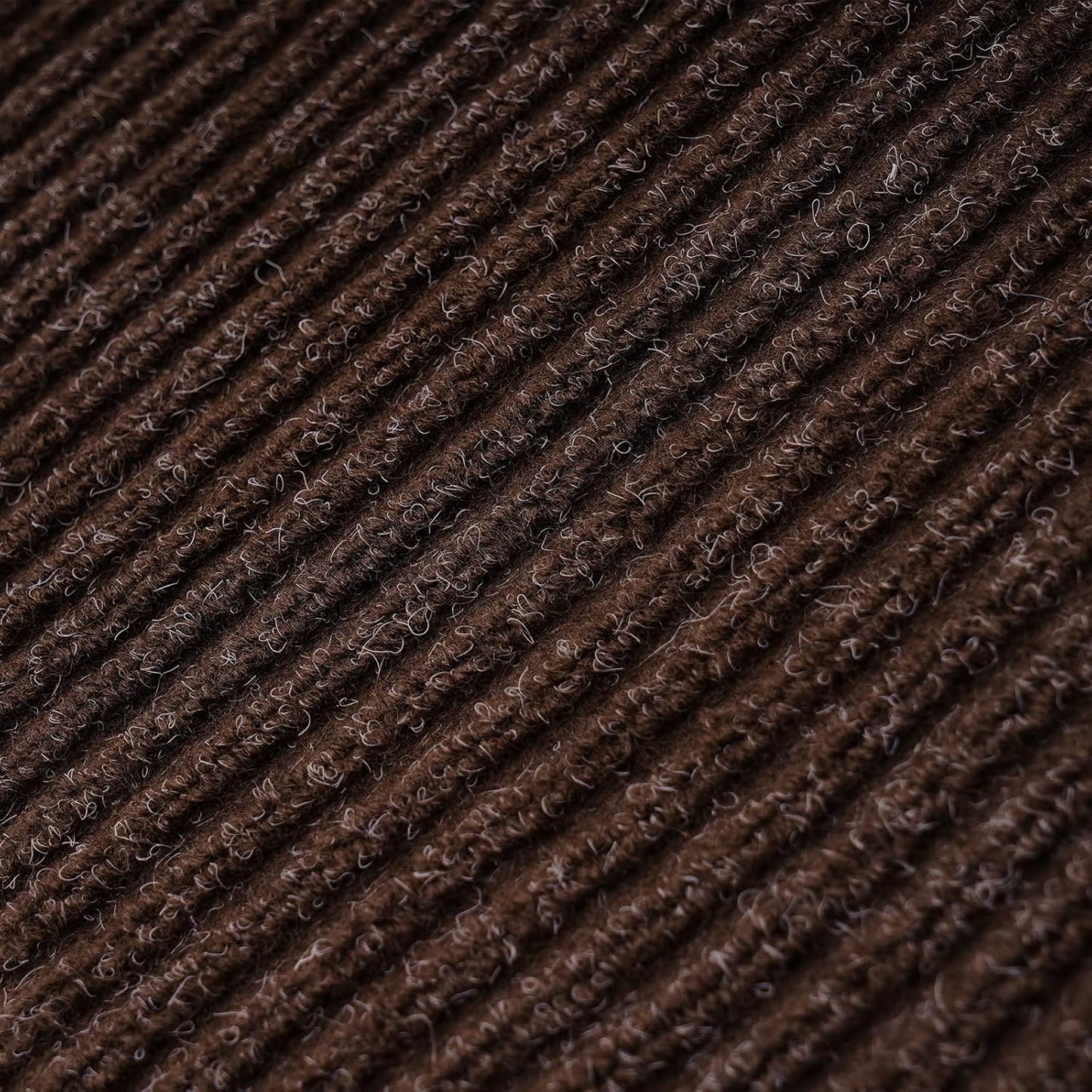 Profile Rubber Door Mat, 35x23inch, Heavy Duty, Entrance Doormat, Indoor and Outdoor, Waterproof, Easy Clean Shoe Scraper, Home Rug Welcome Mats for Entryway, Patio, Porch, Brown