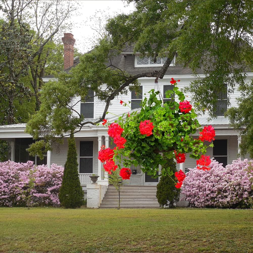 16" Round Coco Liner for Hanging Planter, 4Pcs, 100% Natural Coconut Coir Liner, Promotes Air Circulation & Water Retention, Ideal for Flower Plants & Garden Decorations