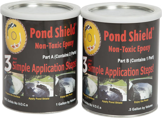 Pond Armor SKU-MGREEN-GAL Moss Green Pond Shield 1.5 Gallon Kit Non-Toxic epoxy Coating