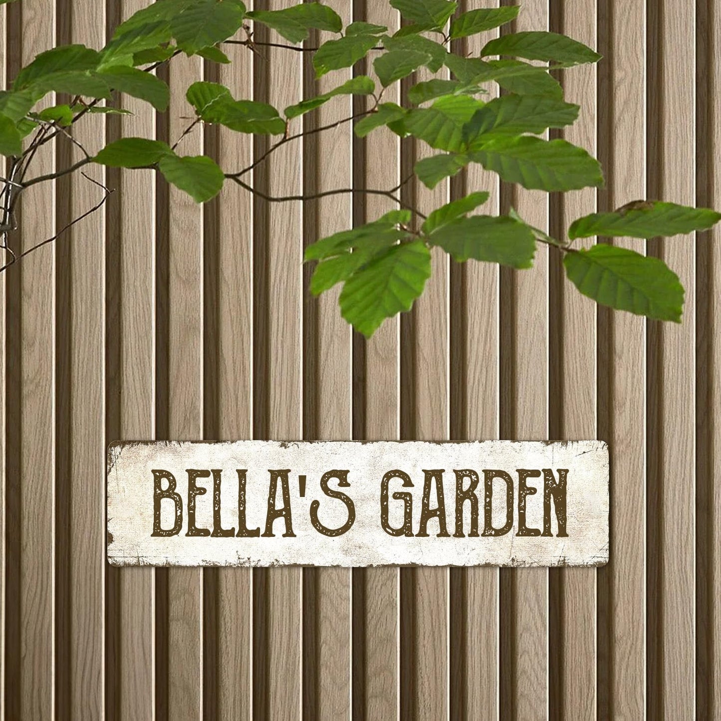 Rustic Custom Sign, Personalized Metal Signs, Gift for Him Men Dad, Man Cave, Indoor and Outdoor Use 3x12 Inches, ACM, Fade Resistant, Made in USA by Sigo Signs