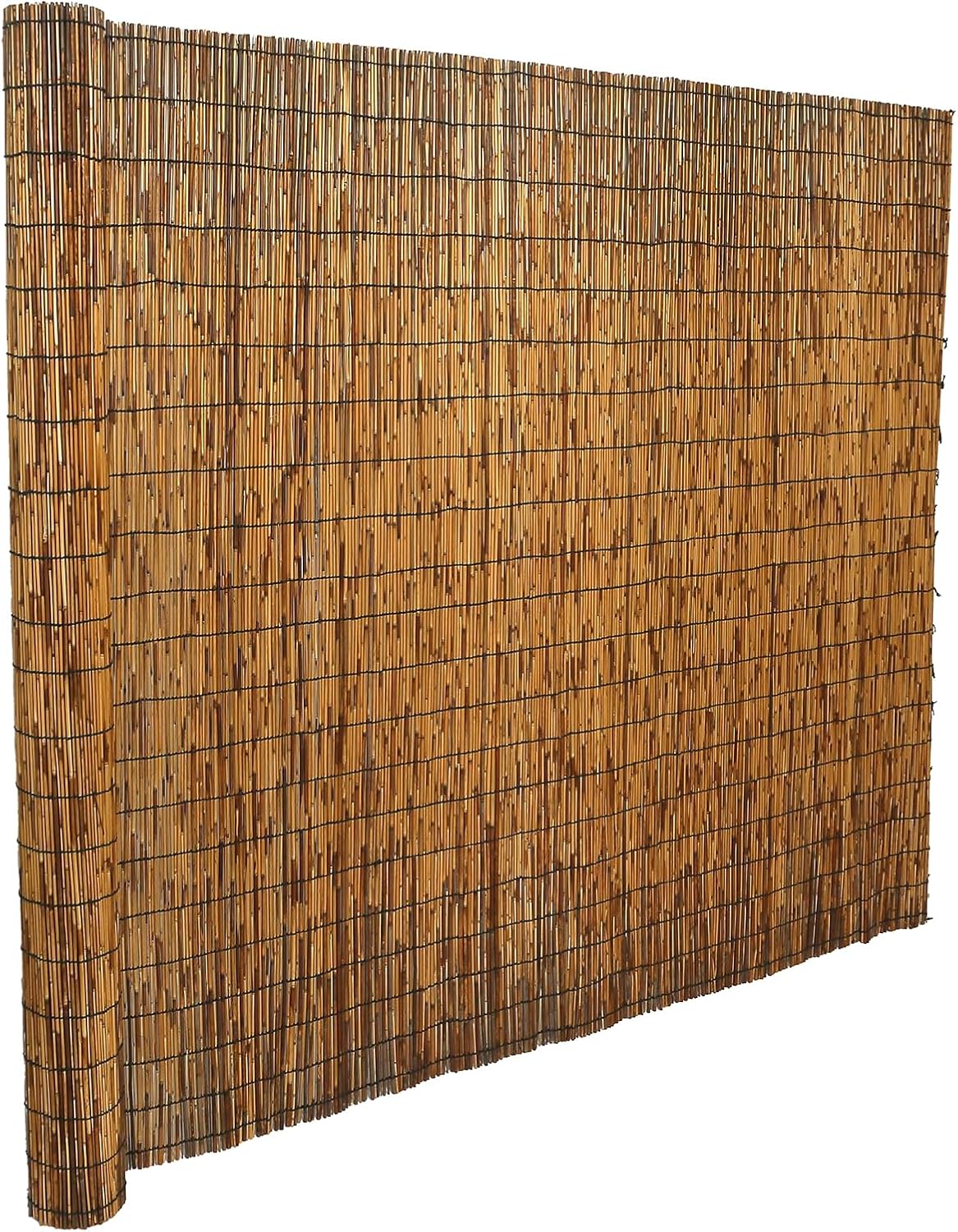 Natural Reed Fencing, Eco-Friendly Reed Fence, 3.3 feet High x 13.1 feet Long, Reed Screen for Backyard Patio Garden and More,Brown