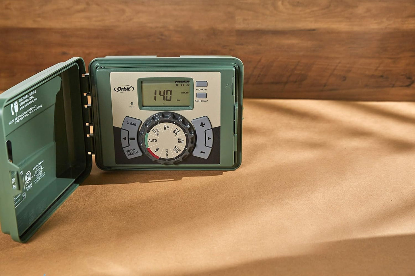 Orbit 57896 6-Station Outdoor Swing Panel Sprinkler System Timer