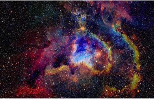 Outer Space Aquarium Background Fantasy Alien Planet Nebula and Galaxies Terrarium Background Stars Nebula Atmosphere Fish Tank Background Outer Space Reptile Tank Background 60x24in