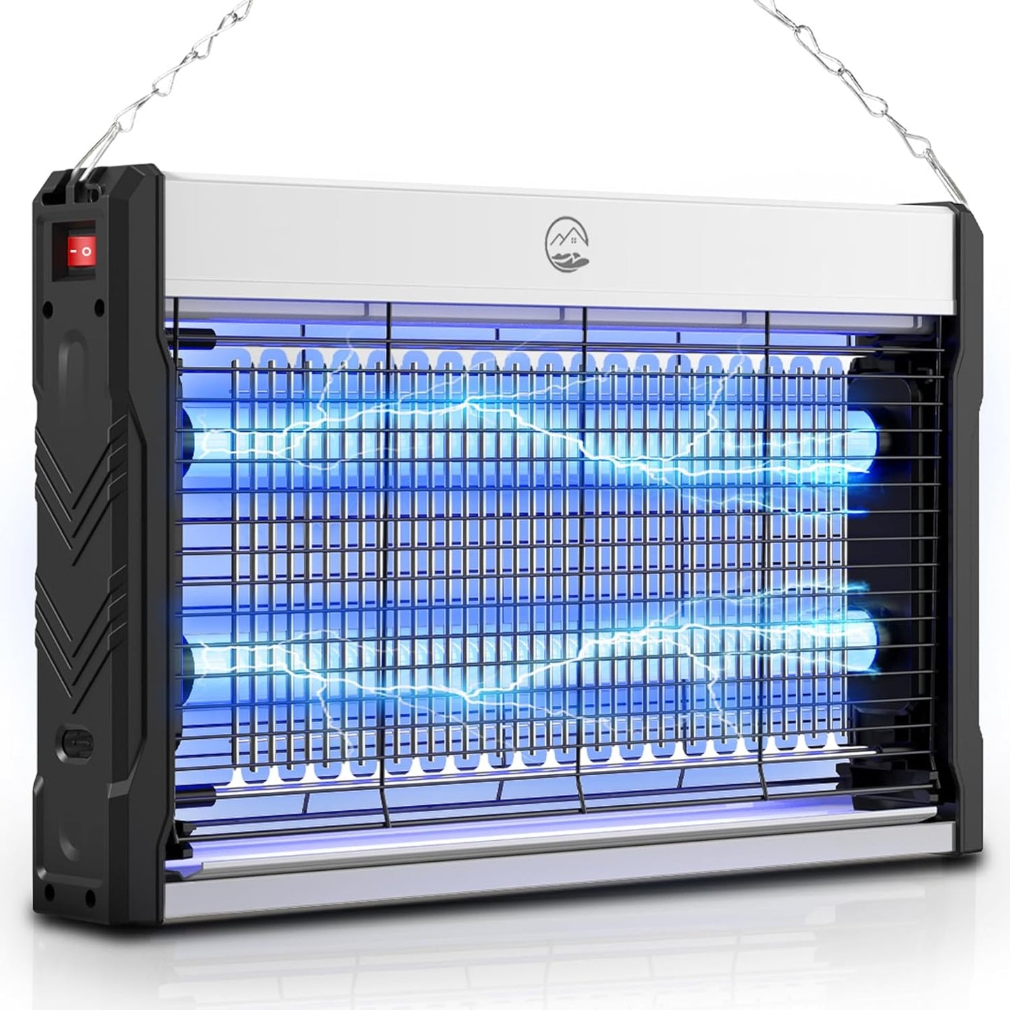 Electric Bug Zapper, 3000V High-Voltage Indoor Fly Killer, Powerful Electric Mosquito Zapper for Fly, Mosquito, Fruit, Moth, Gnat, Trap with Removable Washable Tray for Home Patio Backyard