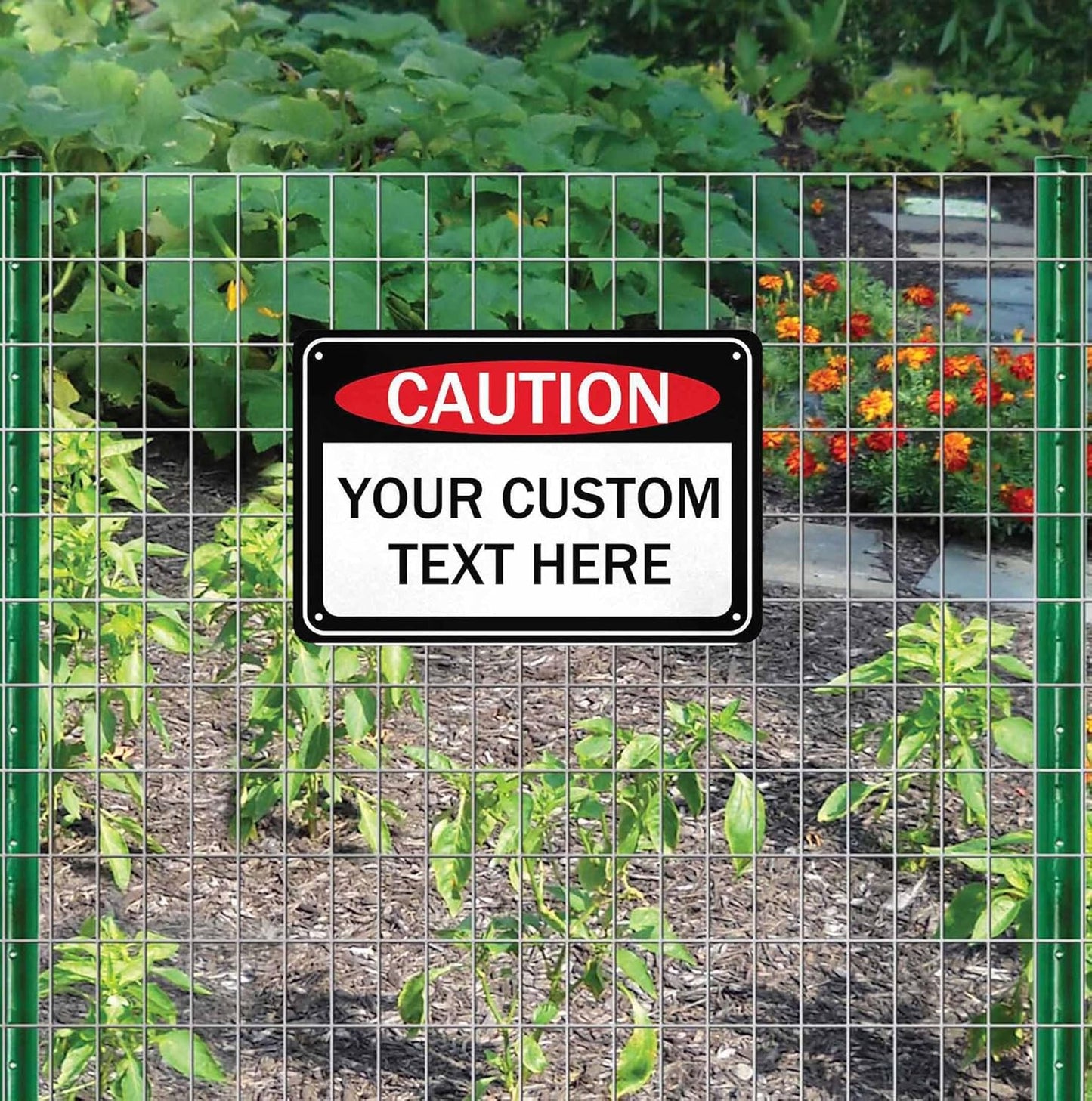 Custom Sign, Personalized Metal Signs, Customize for Office, Business, Workplace, Office, Home, Delivery Signs, Metal Sign With Your Own Image, Text,Photo, Pets, Kids Art Made in USA (Design 3)