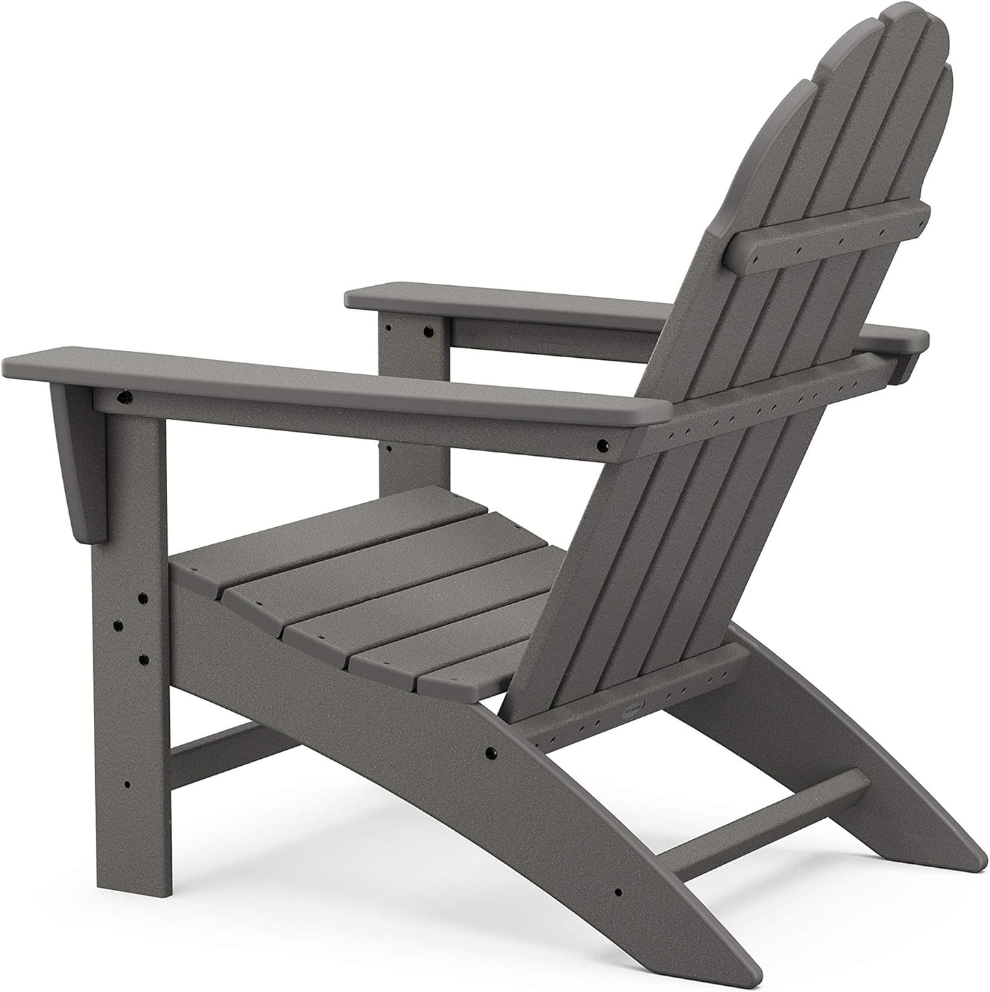 Polywood Vineyard Adirondack Chair, Tangerine Orange