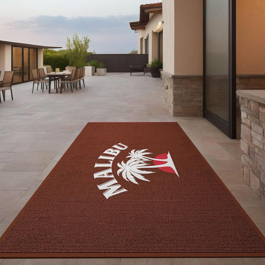 Custom Commercial Doormat with Any Logo Personalized Floor Mat Entryway Area Rugs Welcome Carpet for Home Business Indoor/Outdoor Non Slip Washable Durable