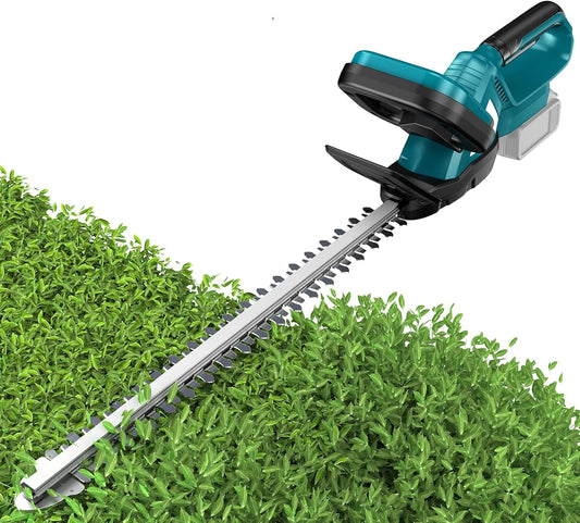 Cordless Hedge Trimmer for Makita 18V Battery, Electric Bush Trimmer 22 Inches Dual-Action, 3/4" Cutting Capacity Handheld Shrub Pruning Trimmer for Garden, Grass, Lawn(NO Battery)