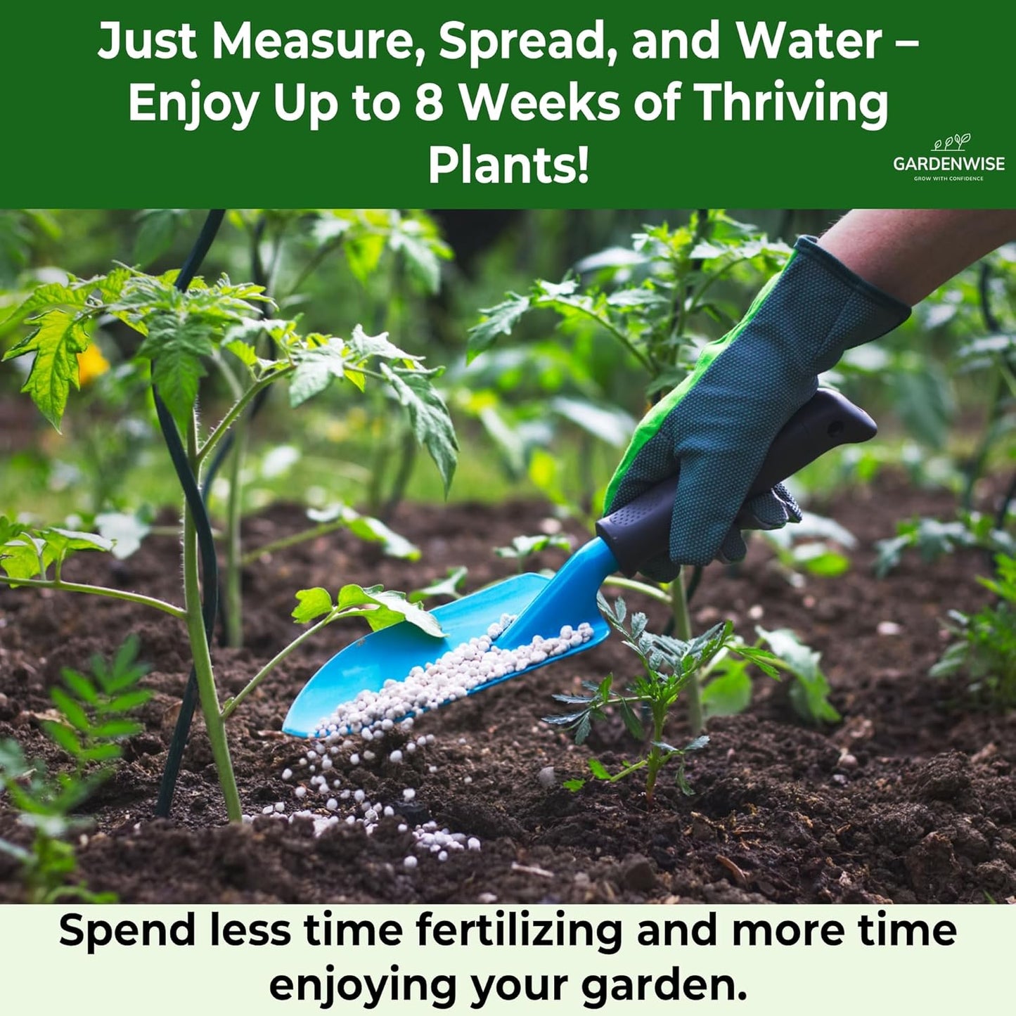13-13-13 Slow Release Granular Fertilizer – All Purpose Plant Food 13 13 13 for Outdoor Grass, Vegetables, Roses, Flowers, Shrubs, Trees. Lawns, Gardens, Potted Plants (20 quarts)