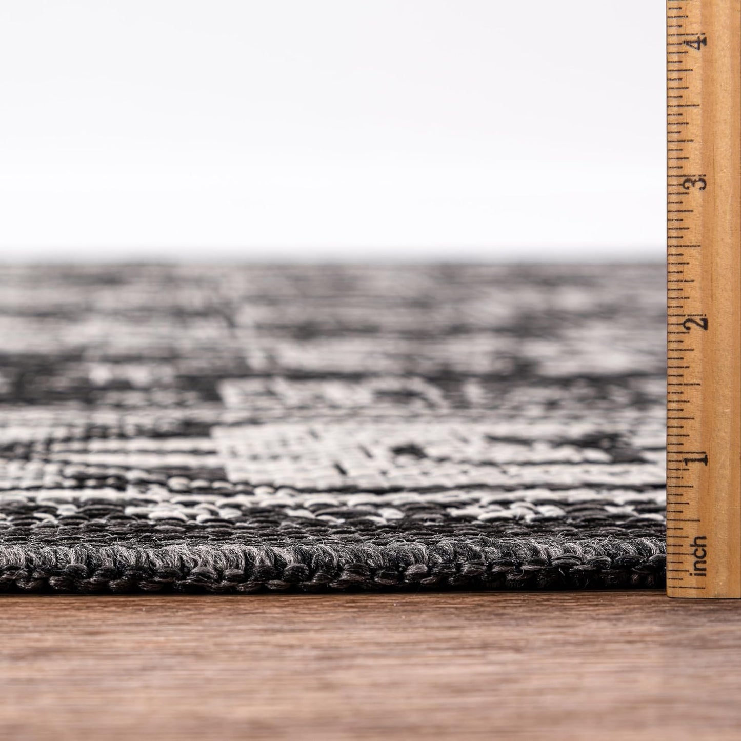 Keen Home Design Terrace Outdoor Round Rug - 5ft Round Washable Indoor/Outdoor Rug for Patio, Kitchen, Balcony, Beach, Garden, Deck and Porch, Size: 5'3" Round