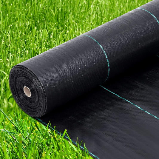 Broadfashion 3ft x 300ft Premium Weed Barrier Landscape Fabric, 3.24 oz Heavy Duty, Weed Control Fabric, High Permeability, Good for Flower Bed, Driveway Fabric and Ground Cover