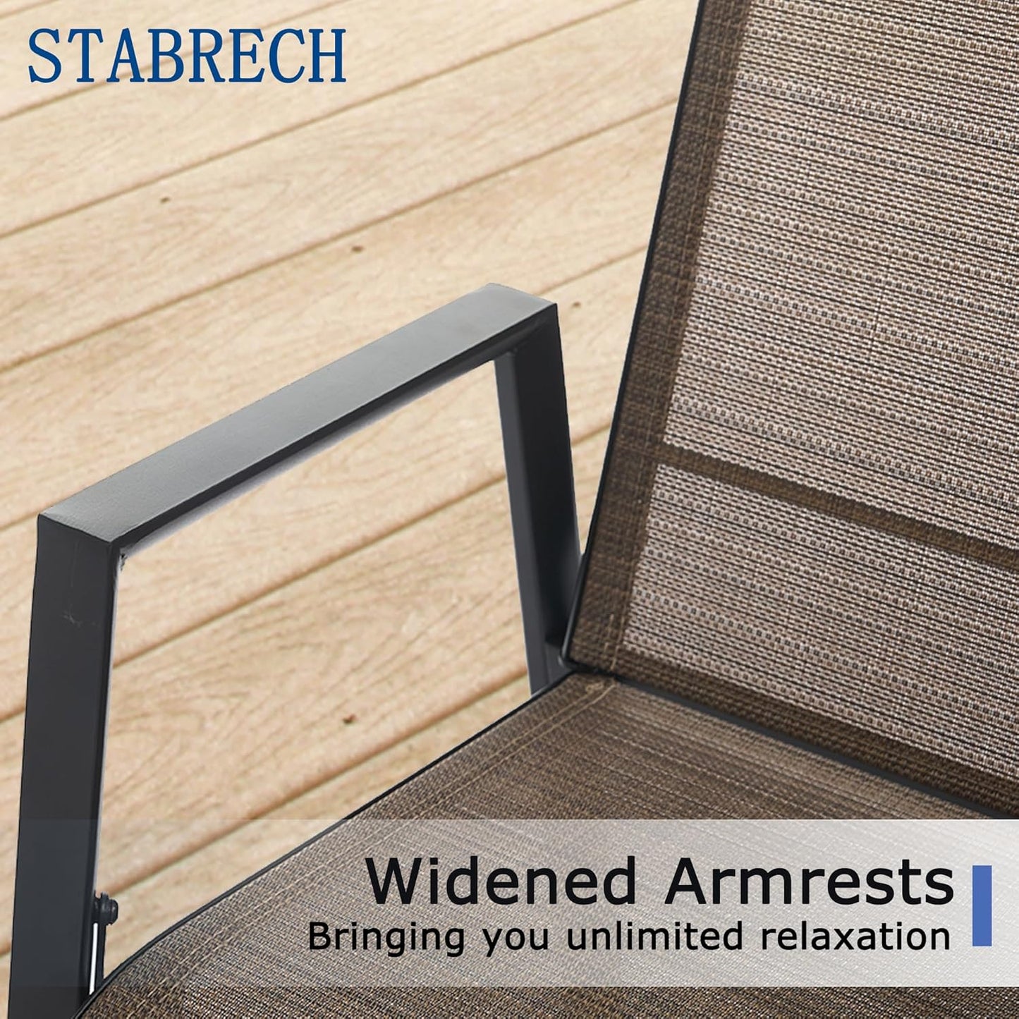 Outdoor Patio Chairs Set of 4, Mocha Stackable Outdoor Chairs, Lightweight Patio Set with High Back, Metal Dining Chair for Lawn, Garden, Yard and Deck