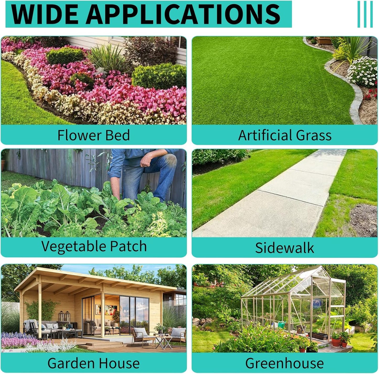 3ftx600ft Heavy Duty Weed Barrier Landscape Fabric – Durable Woven Driveway Garden Cloth for Weed Control, Ground Cover, Landscaping – Long-Lasting Geotextile Fabric – 2.4oz