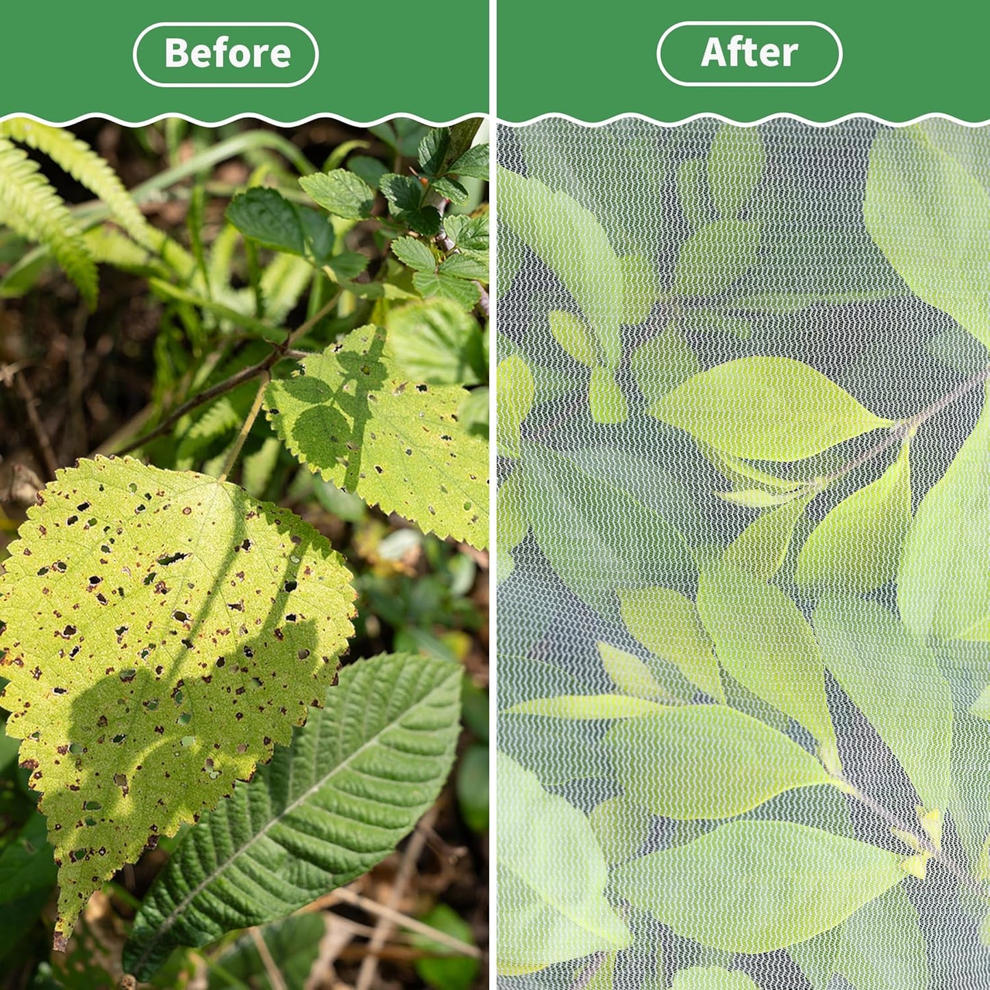 Garden Mesh Netting with Drawstring,Plants Cover Protection from Anti Birds,Bugs,Cicadas,and Insects-Pest Barrier Bag for Blueberry Bushes,Citrus,Tomatoes,Vegetables,Fruit Tree and Orange