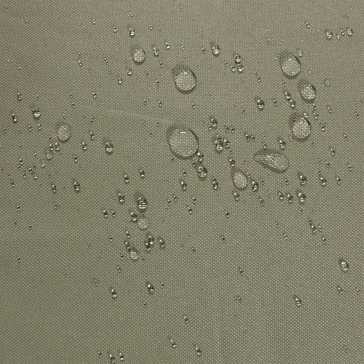 Sunnydaze Round Outdoor Fire Pit Cover - Heavy-Duty 300D Polyester and PVC with Drawstring Closure - Khaki - 40-Inch