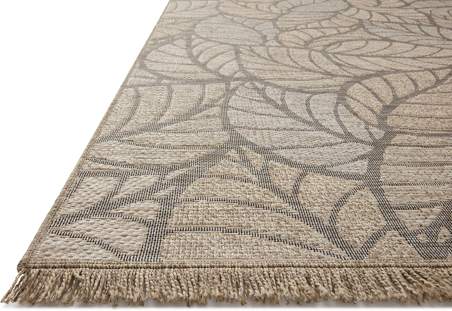 Loloi Dawn Collection Indoor/Outdoor DAW-05 Taupe 2'-3" x 10'-0" Runner Rug
