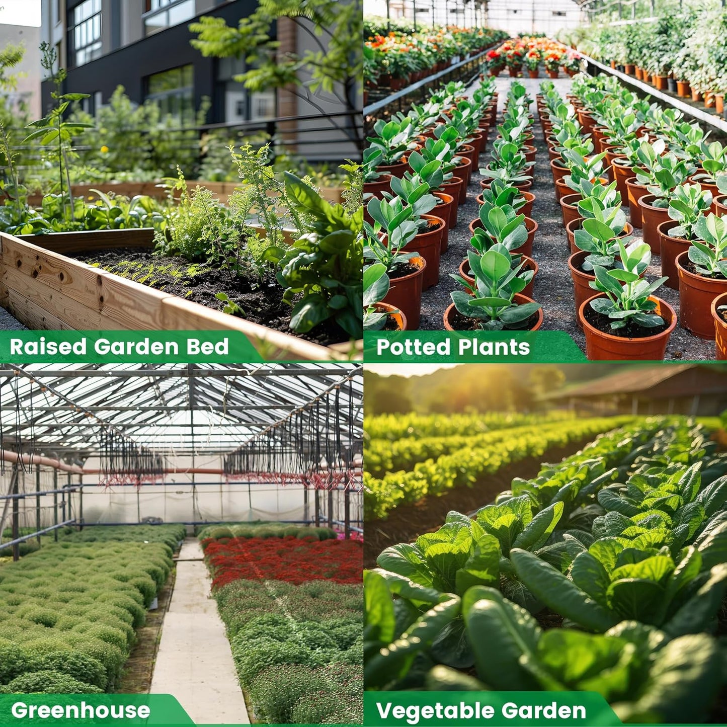 Bonviee 40-Pack Drip Irrigation Emitters, 1/4" Push-to-Connect Irrigation Stakes – Adjustable 360° Water Saving Garden Sprinklers for Potted Plants, Lawn, Vegetable Beds