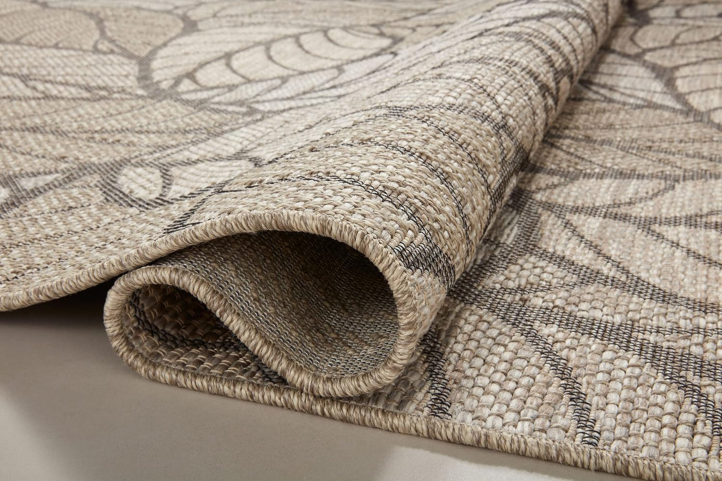 Loloi Dawn Collection Indoor/Outdoor DAW-05 Taupe 2'-3" x 7'-7" Runner Rug