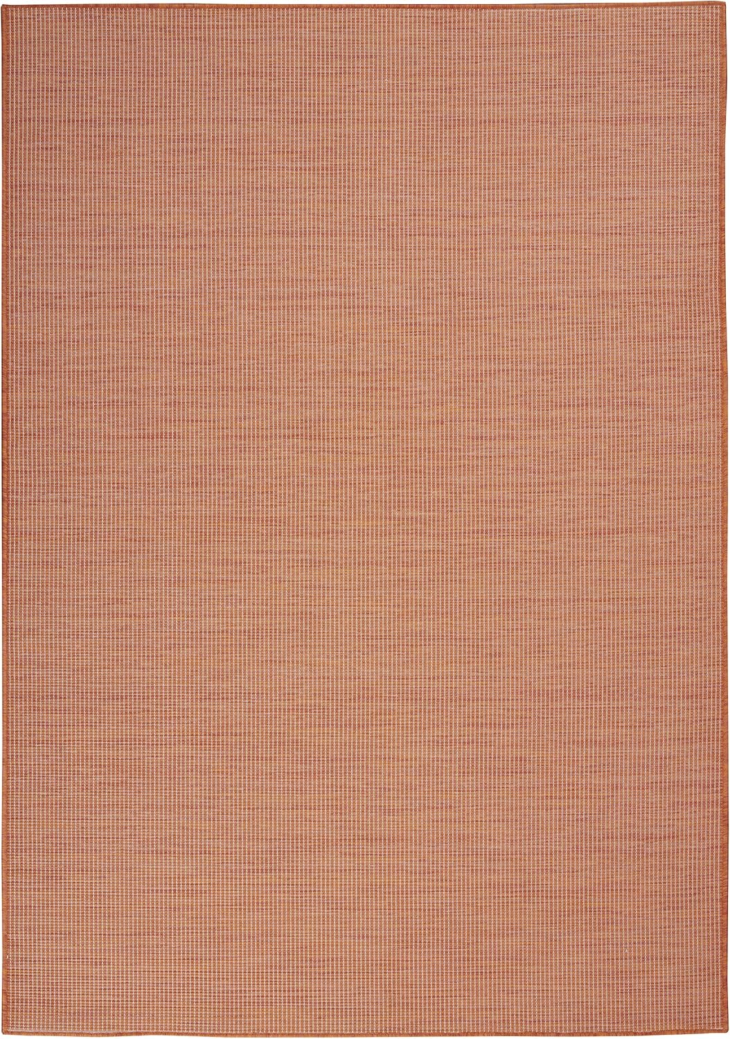 Nourison Home Positano 3' x 5' Terracotta Fabric Modern Area Rug (3' x 5')