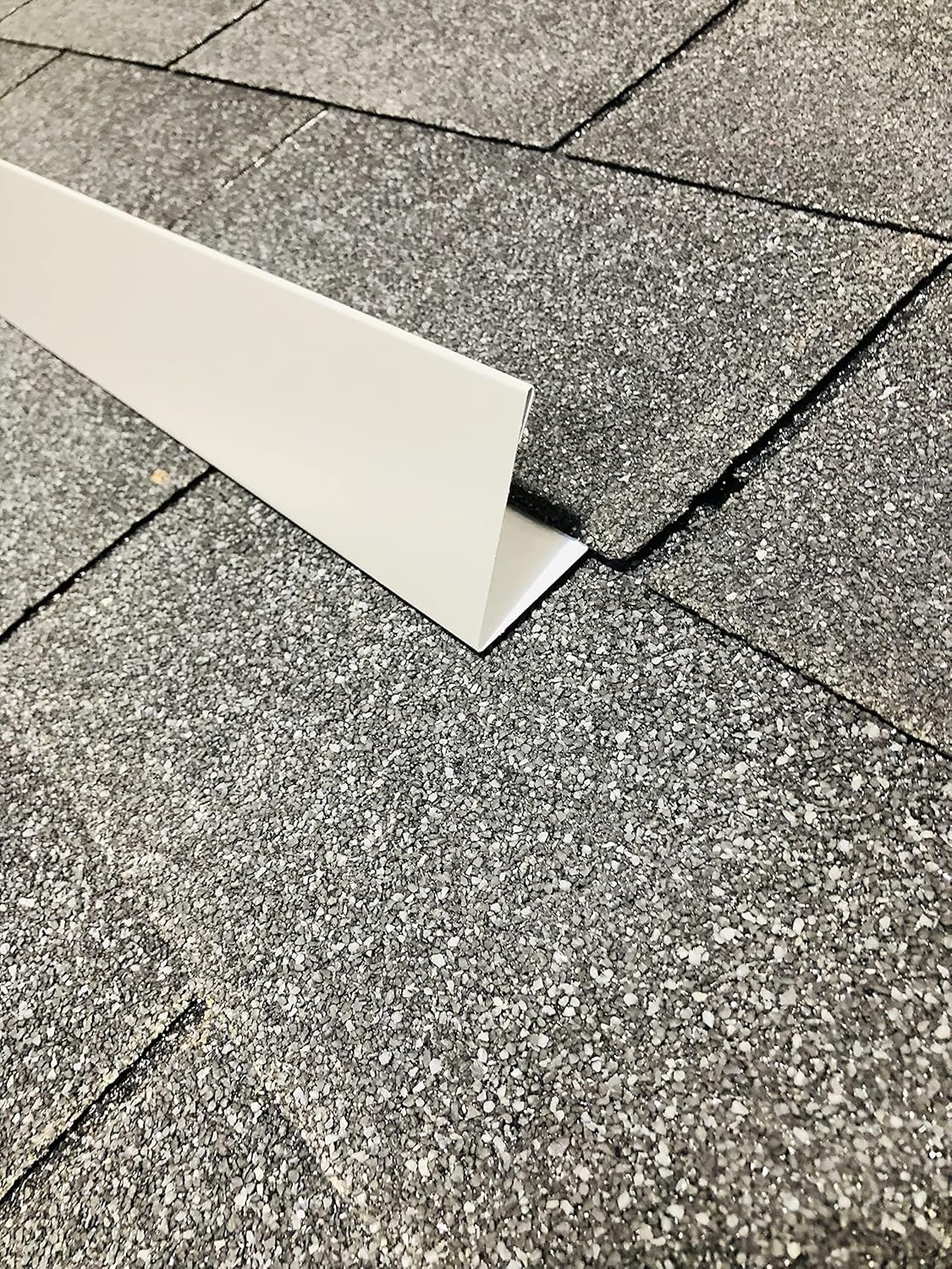 EAGLE 1- Shingle Roof Rain Diverter 40 Inches Long- 26 Gauge Material- Easy to Install- Includes Stainless Steel Nails (1, Charcoal Grey)