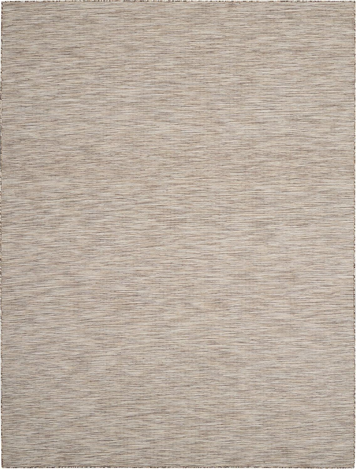 Nourison Home Positano 6' x 9' Beige Fabric Modern Indoor/Outdoor Area Rug