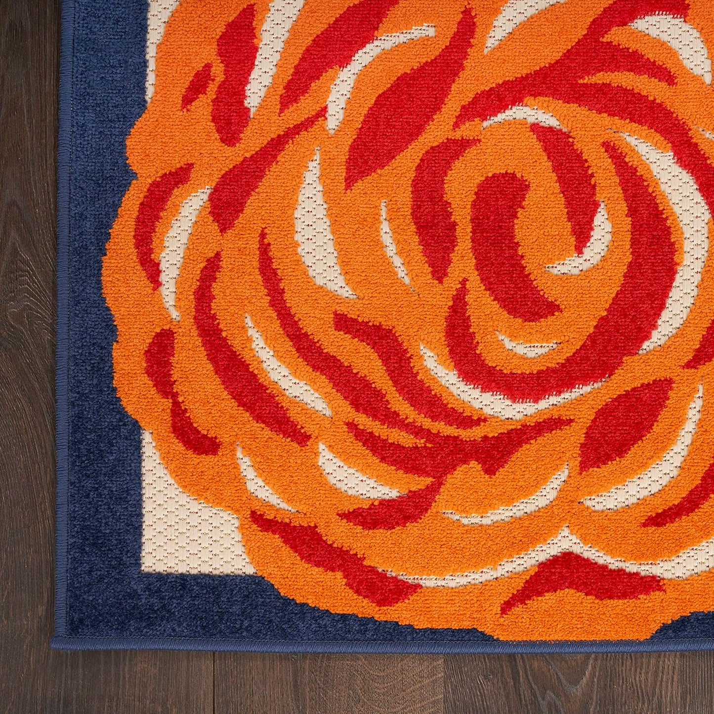 Nourison Home Aloha 3' x 4' Multicolor Fabric Contemporary Area Rug (3' x 4')