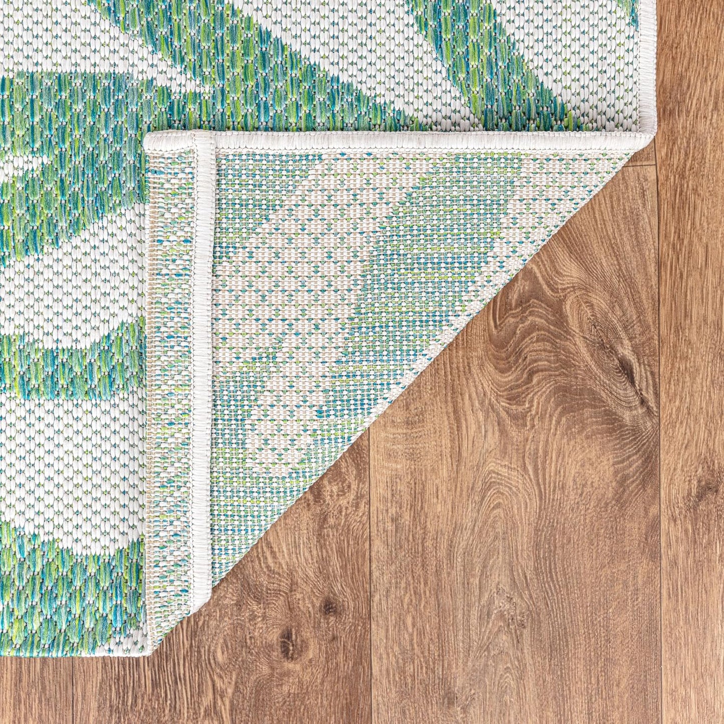 Keen Home Design Terrace Outdoor Runner Rug - 2x8 Washable Indoor/Outdoor Rug for Patio, Kitchen, Balcony, Beach, Garden, Deck and Porch, Size: 2'2"x7'7"