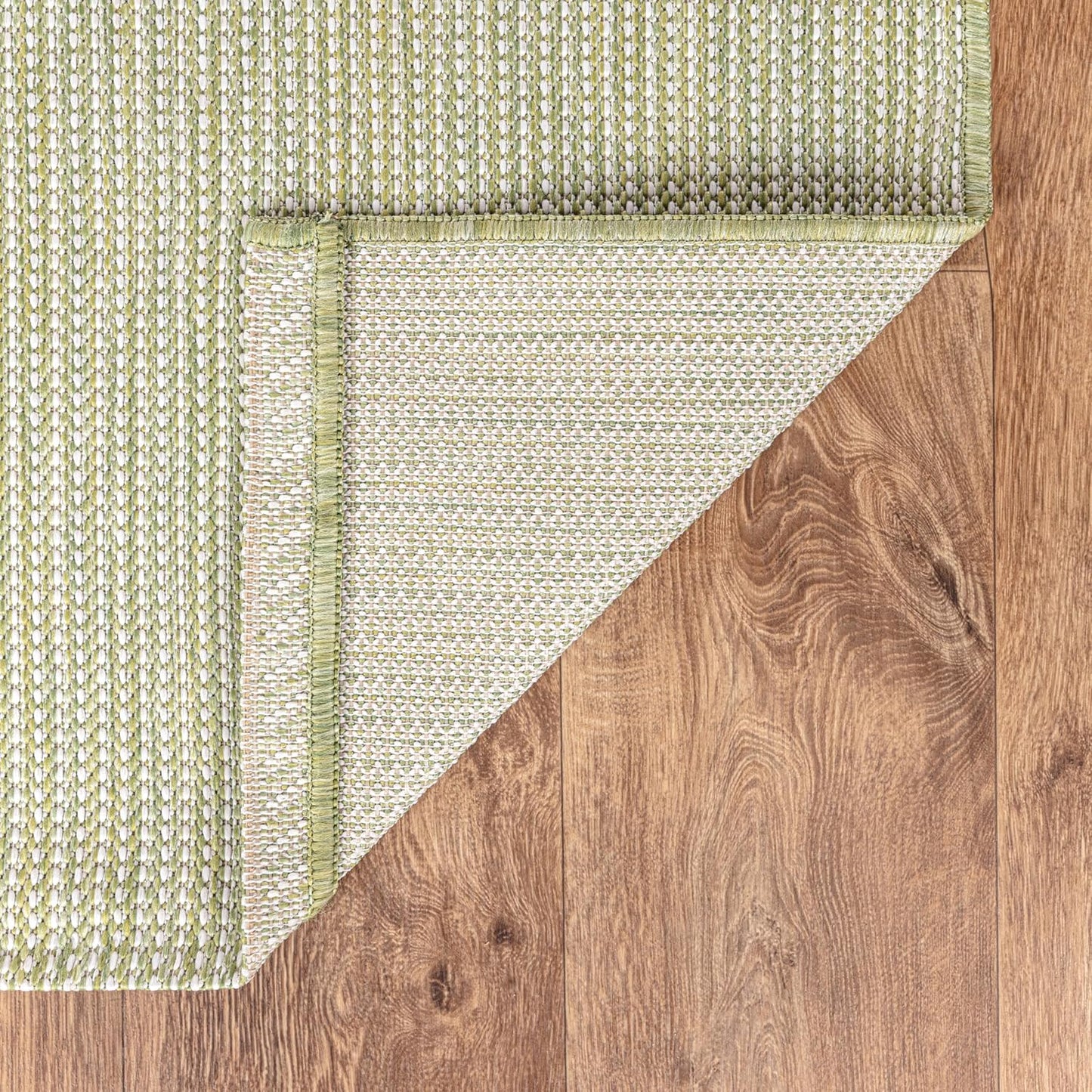 Keen Home Design Terrace Outdoor Round Rug - 8ft Round Washable Indoor/Outdoor Rug for Patio, Kitchen, Balcony, Beach, Garden, Deck and Porch, Size: 7'7" Round