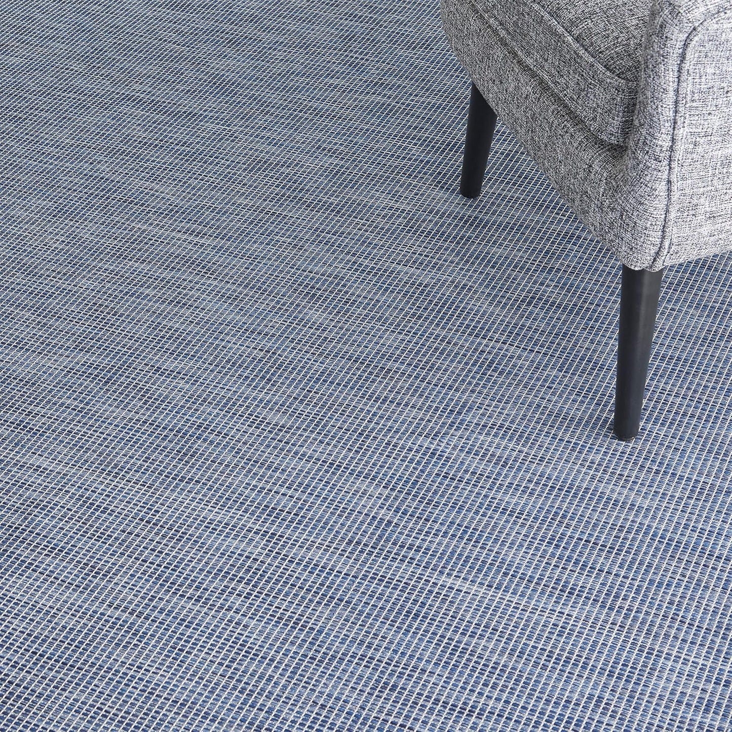 Nourison Positano Indoor-Outdoor Navy Blue 4' x 6' Area Rug, Easy Cleaning, Non Shedding, Bed Room, Living Room, Dining Room, Backyard, Deck, Patio (4x6)